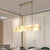 Postmodern Faux Marble LED Kitchen Island Light with Adjustable Height-Richsoul-Ceiling Lights,Island Lights,Lighting