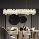 Postmodern Faux Marble LED Kitchen Island Light with Adjustable Height-Richsoul-Ceiling Lights,Island Lights,Lighting