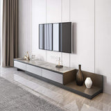 Modern Extendable Stone Top TV Stand with 3 Drawers-Richsoul-Furniture,Living Room Furniture,TV Stands