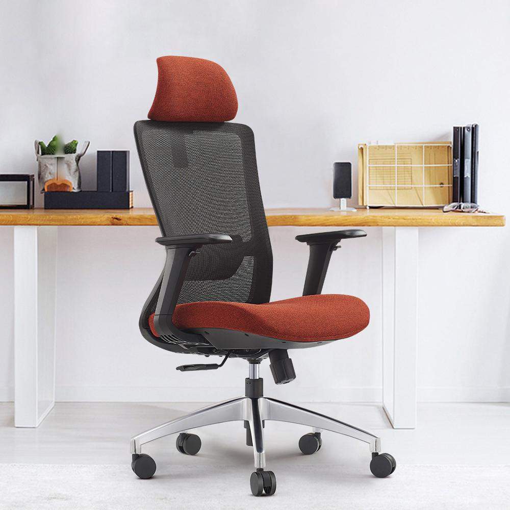 Modern Blue Mesh Office Chair with Swivel & Adjustable Height Back-Furniture,Office Chairs,Office Furniture
