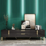 Aro Modern White Wood TV Stand with 2 Drawers & 4 Doors Media Console for 80" TVs-Richsoul-Furniture,Living Room Furniture,TV Stands