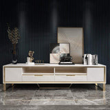 Modern 79" TV Stand Rectangular TV Stand With Drawers With Doors Media Cabinet-Richsoul-Furniture,Living Room Furniture,TV Stands