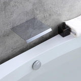 Moda Modern Wall Mount Chrome Waterfall Bathroom Spout Stainless Steel