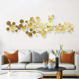 1 Piece Modern Style Geometric Figure Wall Decor Gold Iron Wall Decor