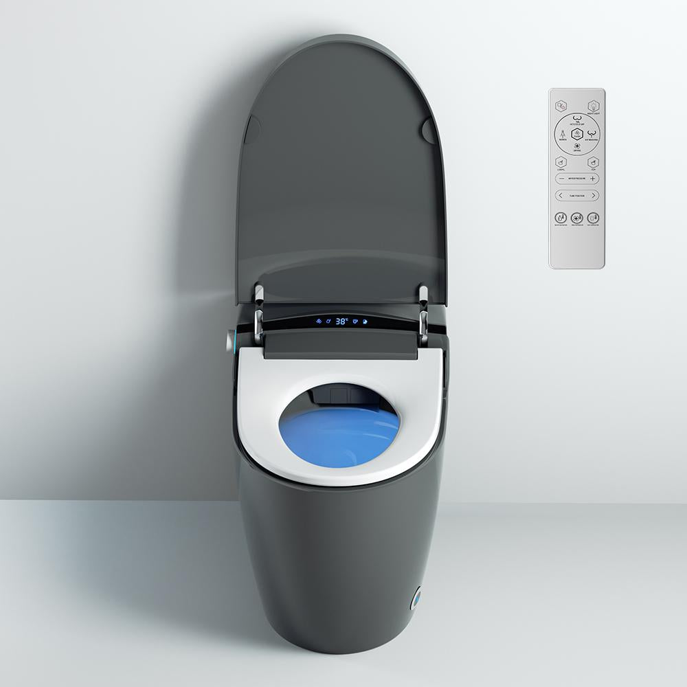 One-Piece Elongated Smart Toilet Floor Mounted Automatic Toilet Self-Clean