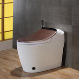 Modern Smart One-Piece 1.27 GPF Floor Mounted Elongated Toilet and Bidet with Seat