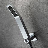 Wall-Mounted 23" Thermostatic Shower System in Gold 4 Functions