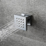 Wall-Mounted 23" Thermostatic Shower System in Gold 4 Functions
