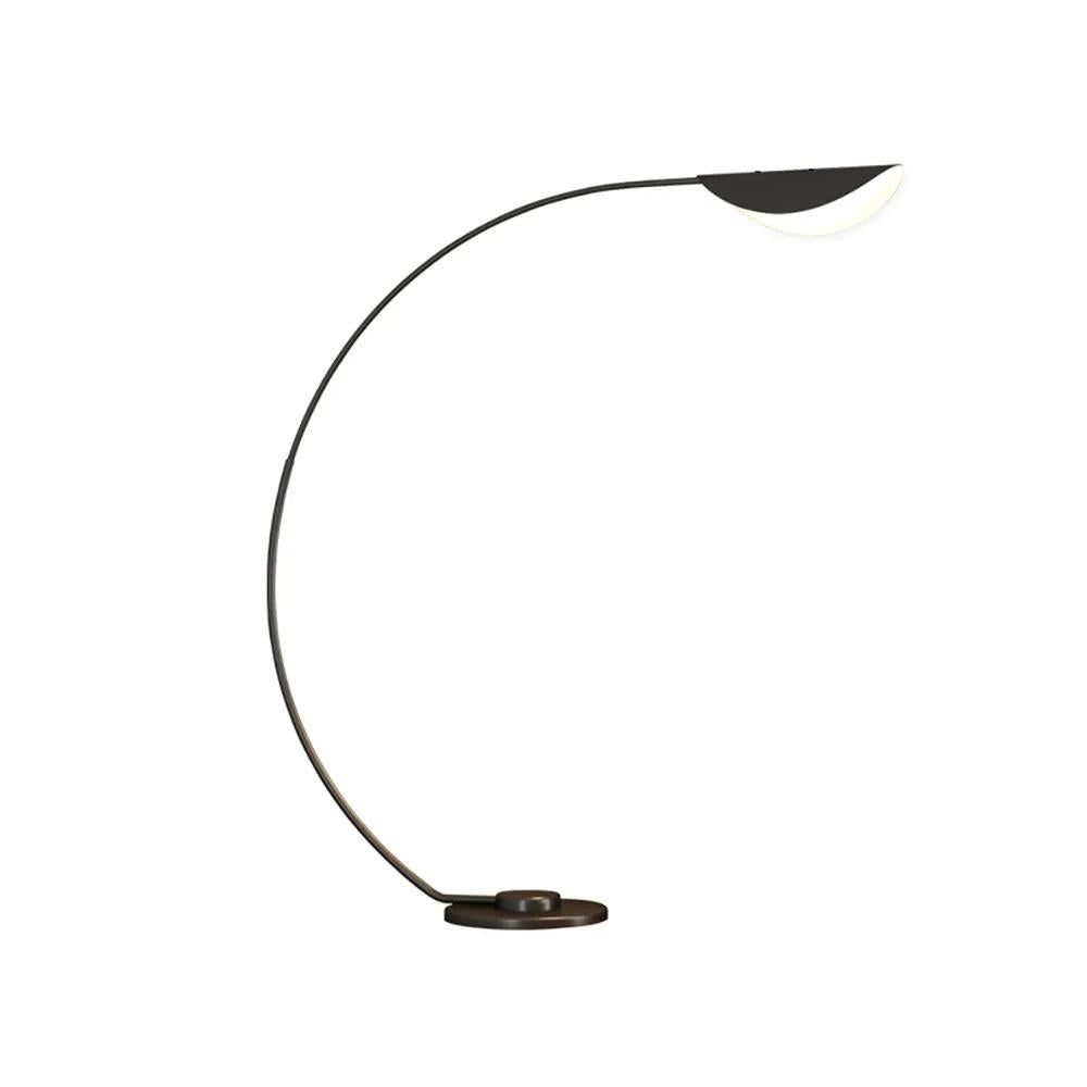 70" Tall Black Arc Floor Lamp Metal Overarching Floor Reading Lamp
