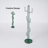 70.9" Clothing Rack Bedroom Entryway Coat Rack Freestanding Cactus Hall Tree in Green