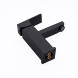 Dree Single Hole Single Handle Brass Bathroom Sink Faucet in Matte Black