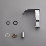 Taboro Single Handle Single Hole Waterfall Vessel Sink Faucet in Polished Chrome