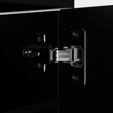 Aro Black Shoe Storage 18 Pairs Shoes Cabinet in Gold