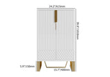 ARO Black Shoe Storage 18 Paires Passing Chaussures Armoire en or