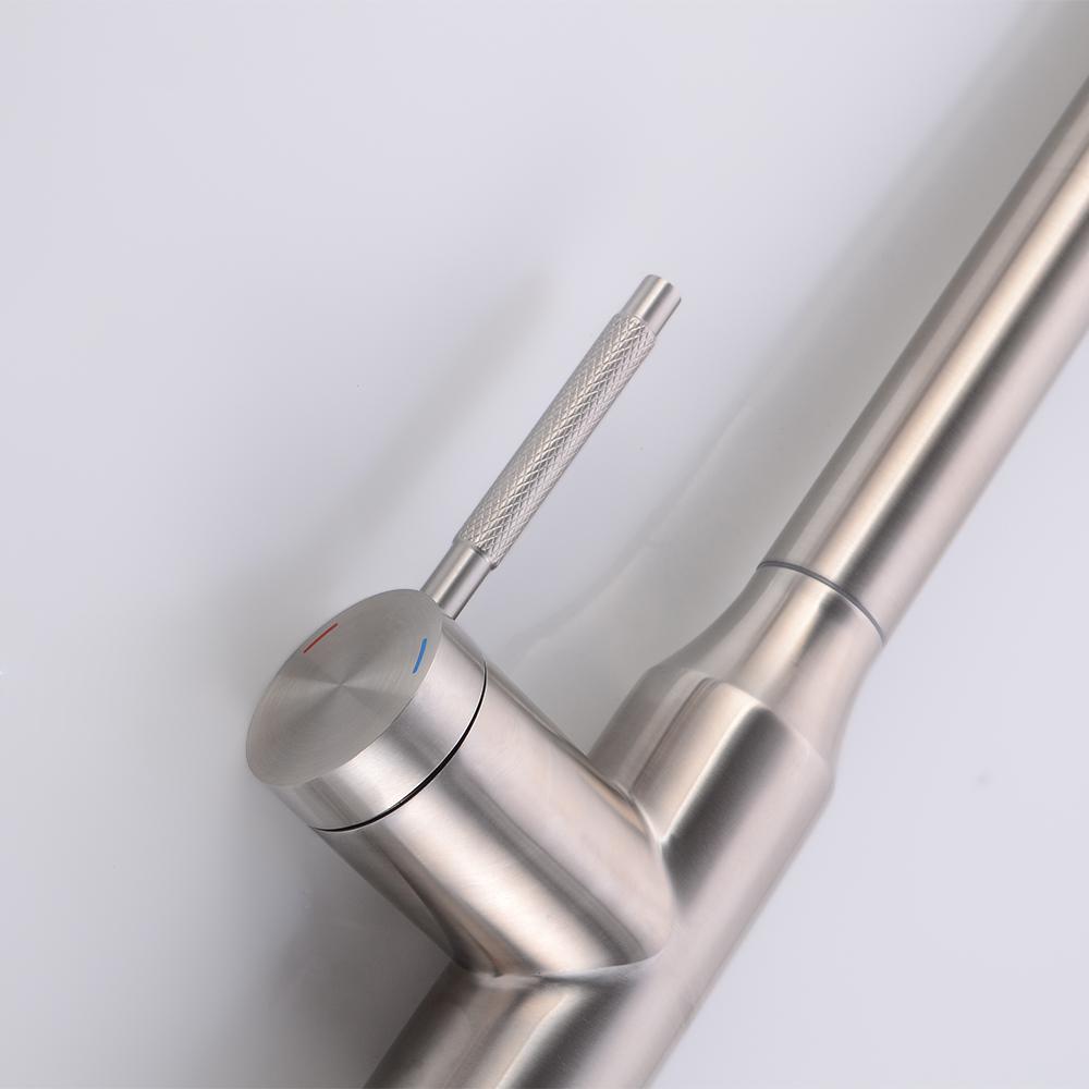 Kitchen Faucet with Sprayer Pull Down Touch Faucet Brushed Nickel Stainless Steel