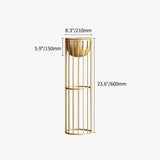 Gold Plant Pot Modern Planter with Gold Stand for Indoor&Outdoor Metal