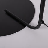 69" Black Powder Metal Floor Lamp Overarching Standing Lamp