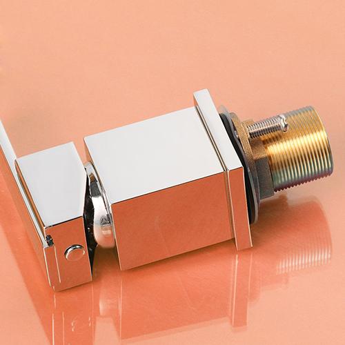 Dree Double Handle 4-Hole Roman Tub Faucet with Hand Shower Modern Style Solid Brass