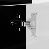 Aro Black Shoe Storage 18 Pairs Shoes Cabinet in Gold