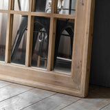 Farmhouse Full Length Mirror Wood Rectangle Floor Mirror