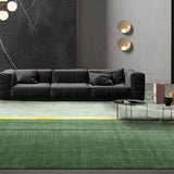 5' x 8' Rectangle Geomatric Contemporary Multipurpose Green Area Rug