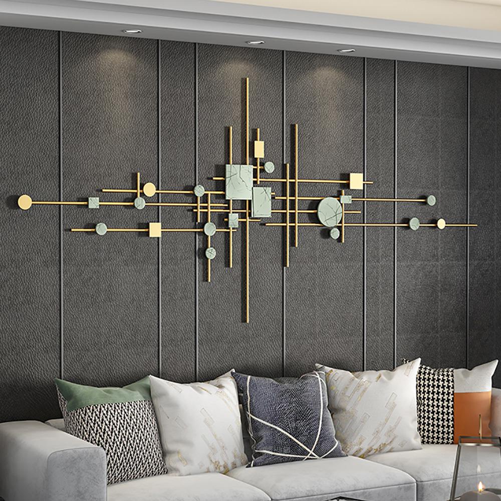 1 Piece Europe Modern Geometric Metal Iron Wall Decor Multi-Colored