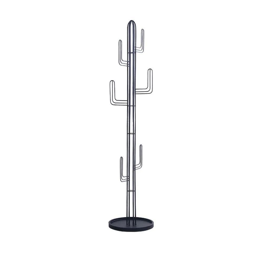 70.9" Clothing Rack Bedroom Entryway Coat Rack Freestanding Cactus Hall Tree in Green