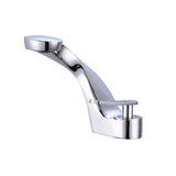 Modern Creative Bathroom Sink Faucet Single Handle One-Hole Sink Faucet Brass