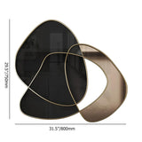 Abstract 3D Metal Wall Decor Modern Irregular Home Art