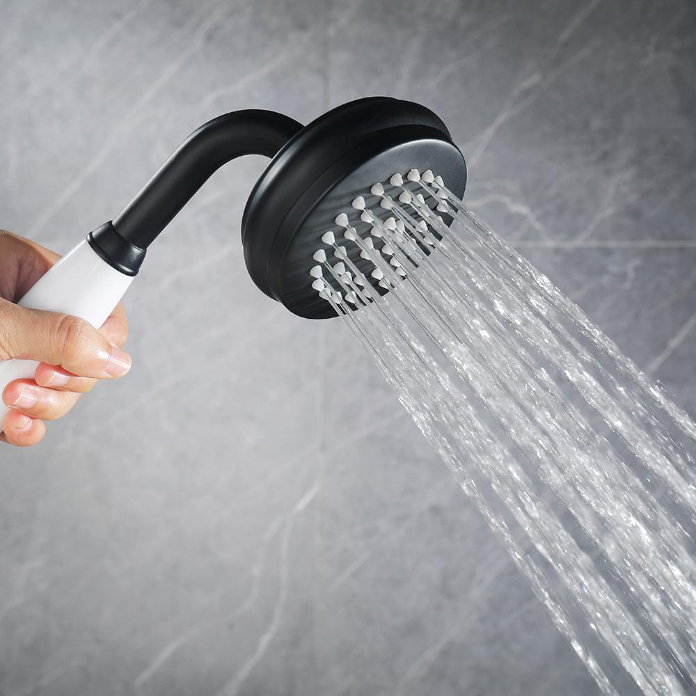Ruth Black Freestanding Tub Faucet Clawfoot Tub Faucet with Hand Shower