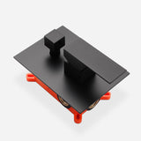 Modern Waterfall Wall-Mount Tub Filler Faucet Single Handle & Handshower in Matte Black