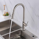 Kitchen Faucet with Sprayer Pull Down Touch Faucet Brushed Nickel Stainless Steel