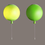Ballon d'histoire à chasse d'eau 1 Light en petit plafond vert