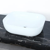 Modern 60" Floating Bathroom Vanity Set Wall Mount Vessel Double Sink Vanity