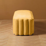 Entryway Bench Pink Velvet Upholstered Ottoman Bench for End of Bed