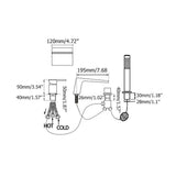 Waterfall Deck-Mount Roman Tub Faucet with Handshower in Brushed Gold