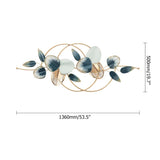 Modern Minimalist 3D Hollow-out Metal Leaves Classic Fashion Wall Decor