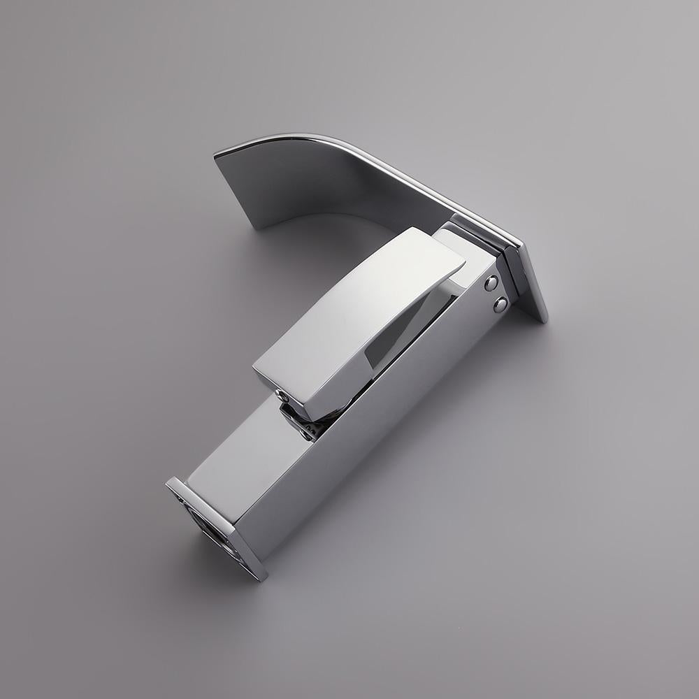 Taboro Single Handle Single Hole Waterfall Vessel Sink Faucet in Polished Chrome