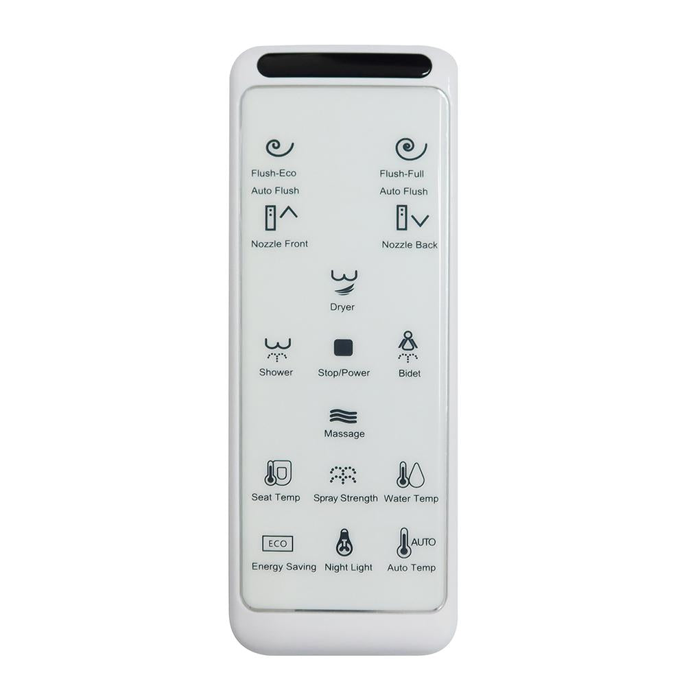 Smart One-Piece Floor Mounted Toilet and Bidet Foot Induction and Automatic Flushing with Seat in White