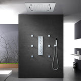 Wall-Mounted 20" Music Shower System Rainfall 5 Functions Thermostatic