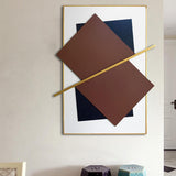 Modern Light Luxury Geometric Abstract Patterns Hanging Metal Wall Decor