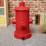 Industrial Fire Hydrant Trash Can in Yellow/Red/Black-Yellow-Large