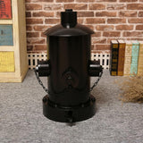 Industrial Fire Hydrant Trash Can in Yellow/Red/Black-Yellow-Large