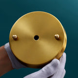 Brass 4-Light Semi-Flush Mount Ceiling Light Globe Shade Mini Chandelier Ceiling Light