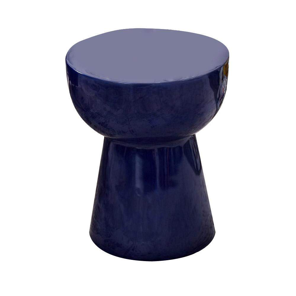 Blue Modern Round End Table Living Room Unique-Richsoul-End & Side Tables,Furniture,Living Room Furniture