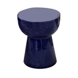 Blue Modern Round End Table Living Room Unique-Richsoul-End & Side Tables,Furniture,Living Room Furniture