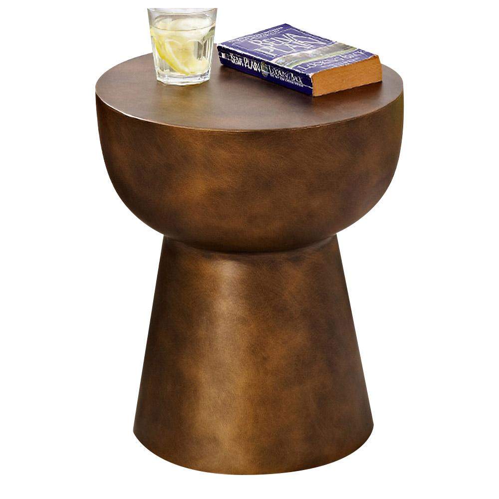 Blue Modern Round End Table Living Room Unique-Richsoul-End & Side Tables,Furniture,Living Room Furniture