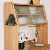 Nordic Natural Sideboard with 3 Doors & 3 Shelves & 4 Drawers in Large