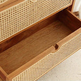 Nordic Natural 4 Drawers Chest Rattan Woven in Large-Richsoul-Cabinets & Chests,Furniture,Living Room Furniture