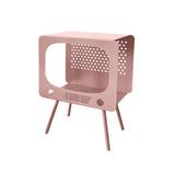 TV Sculpt Display Shelving Unique End Table in Pink-Richsoul-End & Side Tables,Furniture,Living Room Furniture